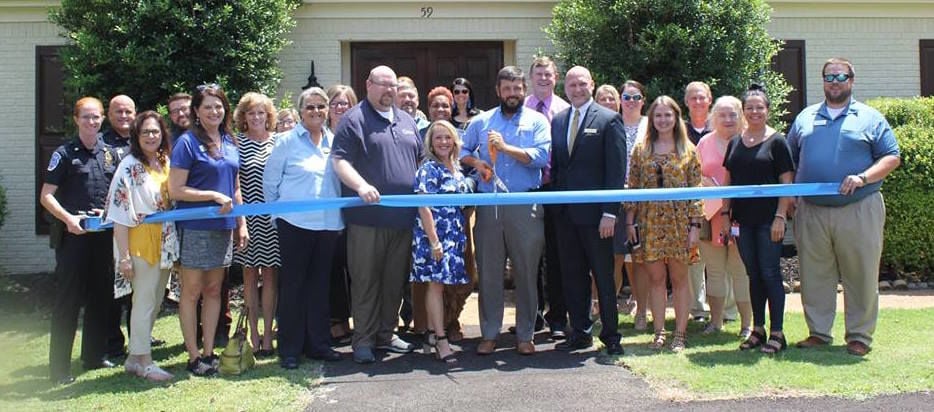 Coleman Funeral Home ribbon cutting